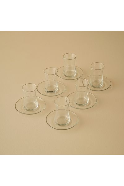 Bella Maison Premium 6-Piece Tea Cup Set Silver (170 Cc)