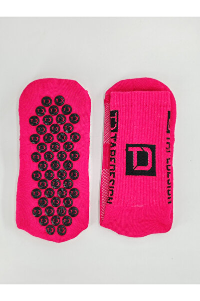 Shuttle Park Unisex Deep Pink Αντιολισθητικές Κάλτσες Αντιολισθητικές Πετσέτες σιλικόνης Σόλα Match Pro Athlete Κάλτσες