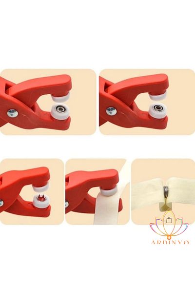 Ardinyo Practical Snap Button Clamp - 100 Pieces Machine