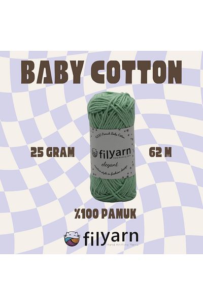 Filyarn Oeko-Tex Certified 25 γραμμάρια βαμβακερό νήμα μωρού - Γιλέκο και σετ 4 τεμαχίων