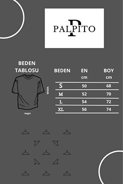 PALPİTO Women's Cookie Cup Printed Oversized T-Shirt