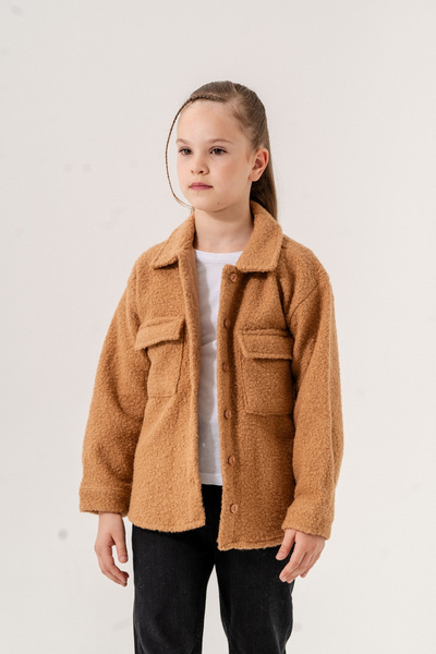 GİYİCEM TEKSTİL Kız Çocuk Kışlık Buklet Gömlek 3129