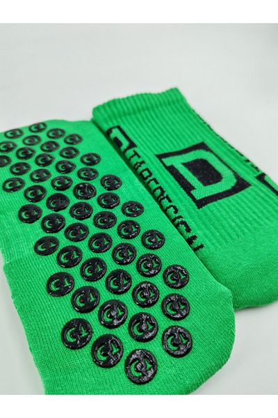 Shuttle Park Unisex Deep Green Αντιολισθητικές Κάλτσες Αντιολισθητικές Πετσέτες σιλικόνης Σόλα Match Pro Athlete Κάλτσες
