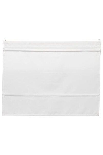 IKEA RINGBLOMMA, katlamalı stor perde, beyaz, 80x160 cm