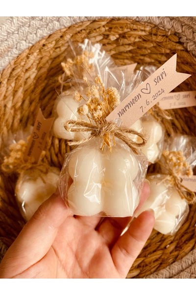 Larmina Decoration Bubble Candle Gift of 25