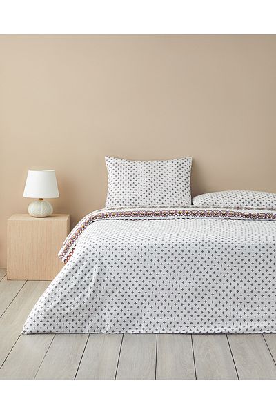 English Home Set cuvertură de pilota din bumbac cu flori etamine roz - 240x220 cm