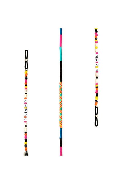 Happy-Nes Sunny Days Beaded Glasses Strap with Pearls - Add Elegant Touch to Your Glasses