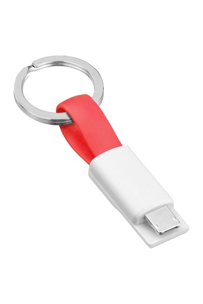 harry 13 Cm Anahtarlıklı Type-C ve Lightning Girişli Şarj ve Data Kablosu And...