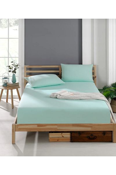 ÇIQRIK HOME Elastic Single Bed Sheet Set with Pillowcase (Pillowcase Set)