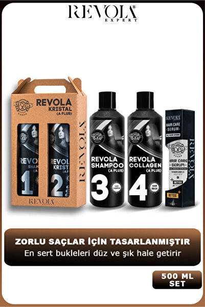 REVOLA EXPERT Kristal A Plus Brezilya Fönü Keratin Protein Botox Kıvırcık Saç...