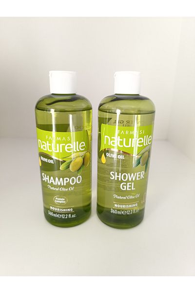 Farmasi Naturelle Olive Oil Shampoo and Shower Gel Set of 2