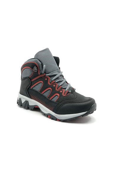 Kids Club Shoes Cool Mars Unisex Παιδικές Μπότες Μαύρο-κόκκινο