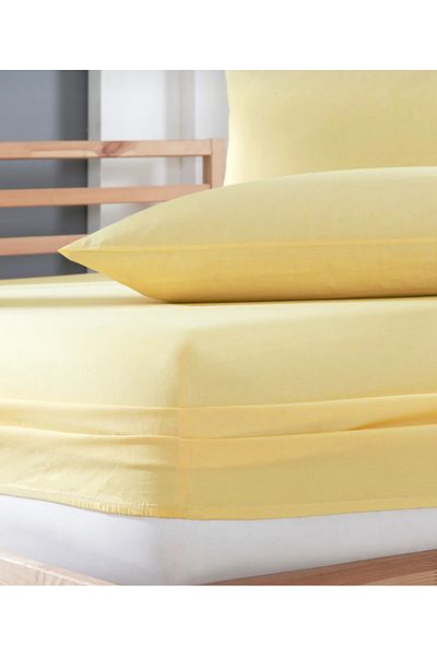 ÇIQRIK HOME Elastic Double Bed Sheet Set with Pillowcases (Set with Pillowcases)