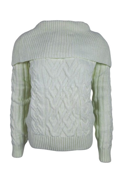 Pulltonic Şal Yaka Kadın Kaşmir Yün Kazak