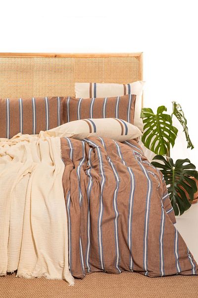 MYLASA HOME Комплект завивки Mylasahome 100% памук Harmony Premium, двоен, 200 x 220 см