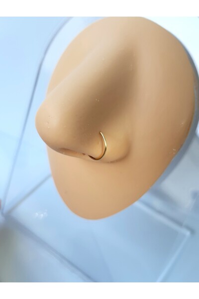 kurukafagift Hızma Düz 8 mm  İnce Halka Gold  Renk