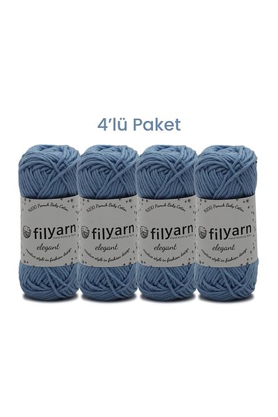 Filyarn Oeko-Tex Certified 25 γραμμάρια βαμβακερό νήμα μωρού - Γιλέκο και σετ 4 τεμαχίων