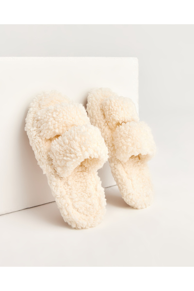 Chirpy Women's Adjustable Furry House Slippers - Band
