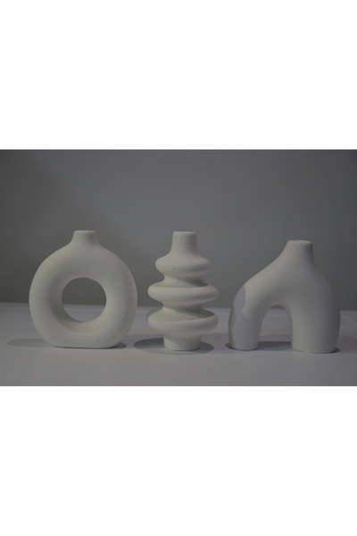 ELBUCOLECTION Διακοσμητικό βάζο 3 τεμαχίων