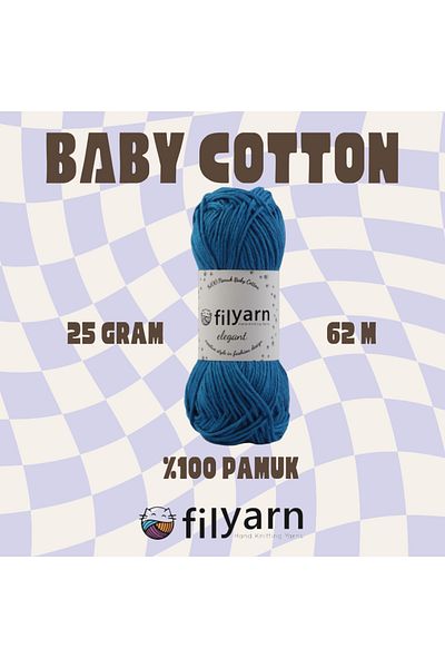 Filyarn Oeko-Tex Certified 25 γραμμάρια βαμβακερό νήμα μωρού - Γιλέκο και σετ 4 τεμαχίων