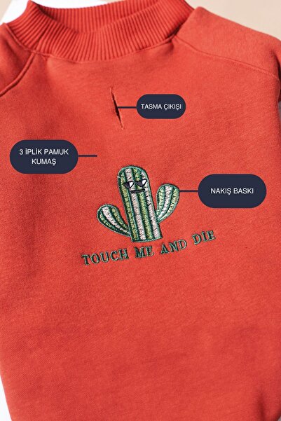 salya store Küçük, Orta Ve Büyük Irk Köpek Kıyafeti, Cacti Köpek Sweatshirt