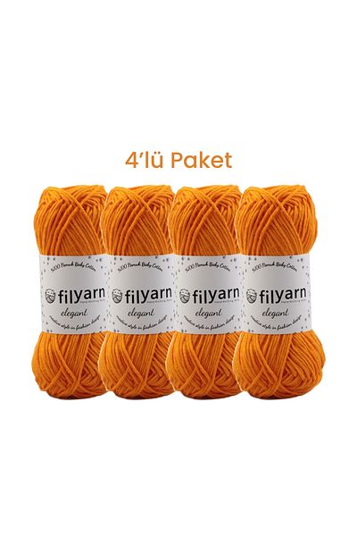 Filyarn Oeko-Tex Certified 25 γραμμάρια βαμβακερό νήμα μωρού - Γιλέκο και σετ 4 τεμαχίων