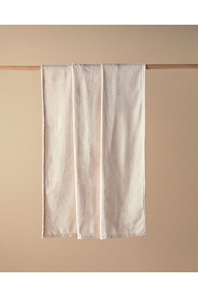 English Home Foil Printed Super Soft Cream TV Blanket - Gleamy