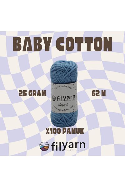 Filyarn Oeko-Tex Certified 25 γραμμάρια βαμβακερό νήμα μωρού - Γιλέκο και σετ 4 τεμαχίων