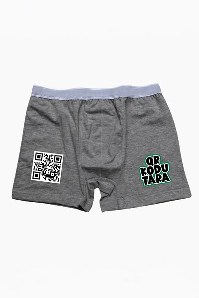 modacix Men's Lover Gift with Qr Code - Funny Boxer Design