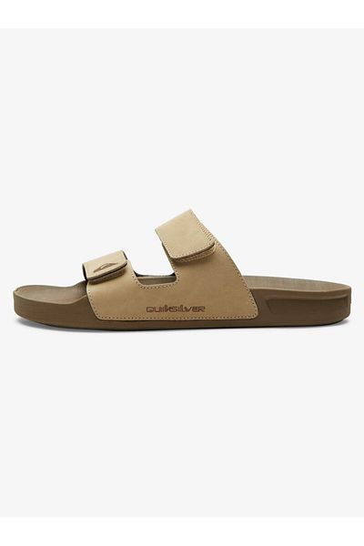 Quiksilver Rivi Leder Double Adjust Herren-Hausschuhe