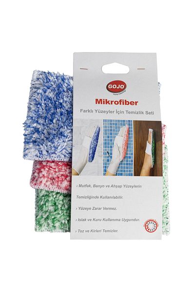 Gojo Microfiber Cleaning Set for Different Surfaces