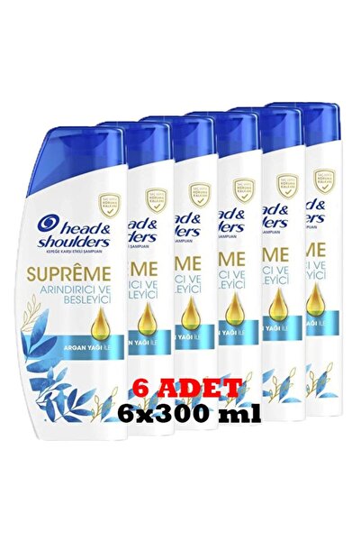 Head & Shoulder Head & Shoulders Şampuan Supreme Arındırıcı Ve Besleyici 6 ADET (6x300 ml)