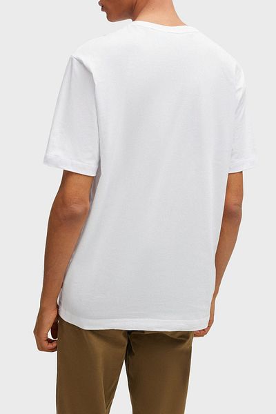 BOSS Ανδρικό μπλουζάκι με στάμπα Crew Neck - 100% βαμβάκι, κανονική εφαρμογή 50510021