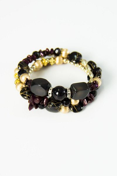 Modex Beaded Spiral Bracelet
