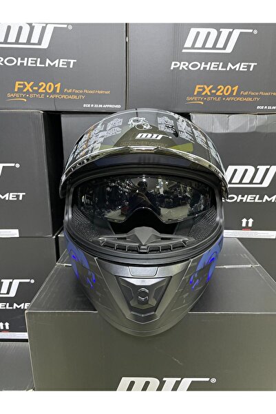 MTS 801 KASK MAT MAVİ