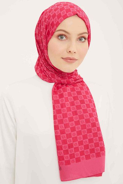 Armine Trend Ultra Light A Logo Pink Shawl 18-52