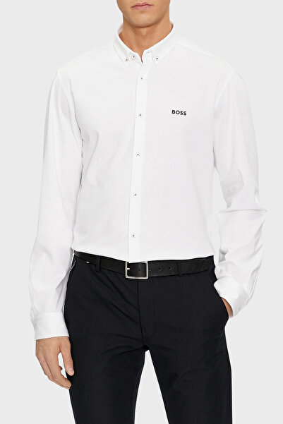 BOSS % 100 Pamuk Regular Fit Düğmeli Yaka Gömlek Erkek GÖMLEK 50512006 100