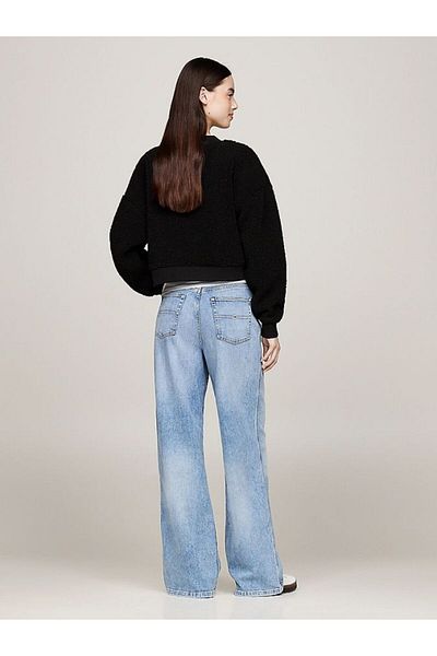 Tommy Hilfiger Tjw Ovs Teddy Crew - mikina uvolněného střihu