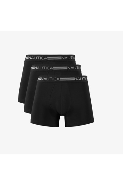 Nautica Erkek Siyah 3lü Boxer