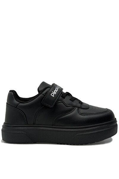 Kidx Pinokyo Ntr Hafif Ve Rahat Unisex Çocuk Günlük Spor Ayakkabı Siyah