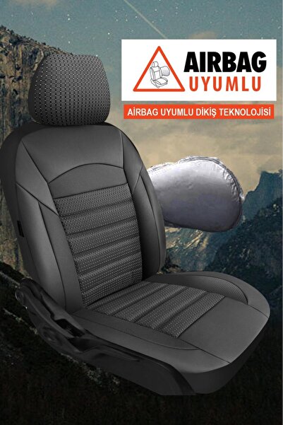 Esin Nove غطاء مقعد السيارة متوافق مع سيارة TOYOTA COROLLA 13 مصنوع من قماش ا...