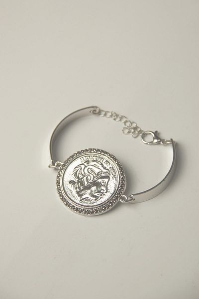 Modex Marcasite Jewelled Bracelet with Medallion Figure