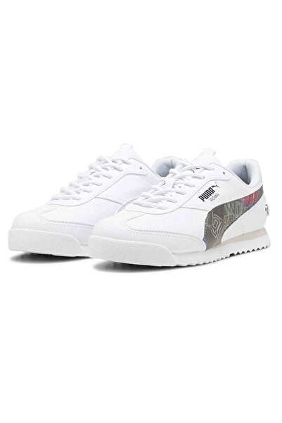 Puma BMW MMS Roma Via White-PUMA Black Erkek Spor Ayakkabı