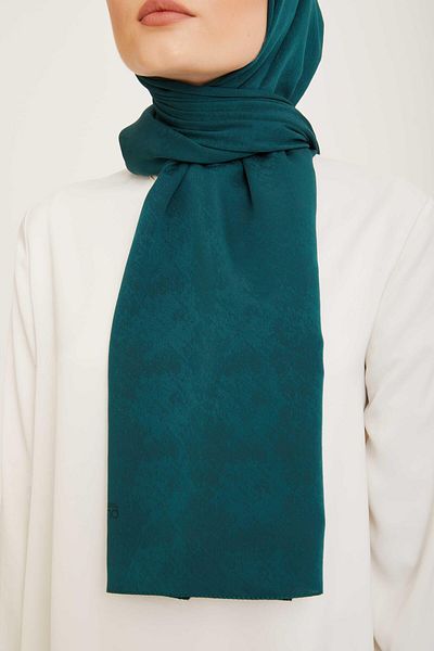 Armine Trend J.capri Emerald Green μονόχρωμο σάλι 8-123