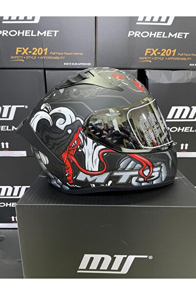 MTS 801 KASK SİYAH ŞAHMERAN