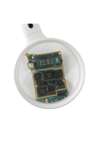 Nikula 10x LED Lighted Desktop Magnifier - Reading and Craft Repair 7765
