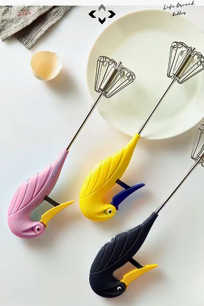 LİGROUND 3 Pcs Swan Whisk Beater Cake Bread Egg Beater Whisk
