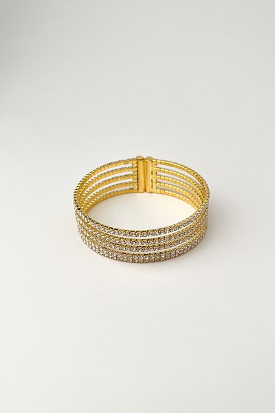 Modex 22cm Zircon Stone Multiple Bracelet and Handcuffs Set