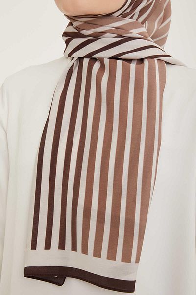 Armine Trend Line Pattern Modal Shawl 5746-16