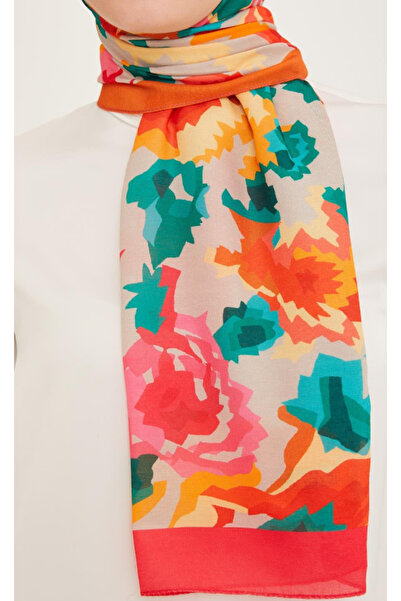 Armine Trend Shawl 10001-01 Green-Pink